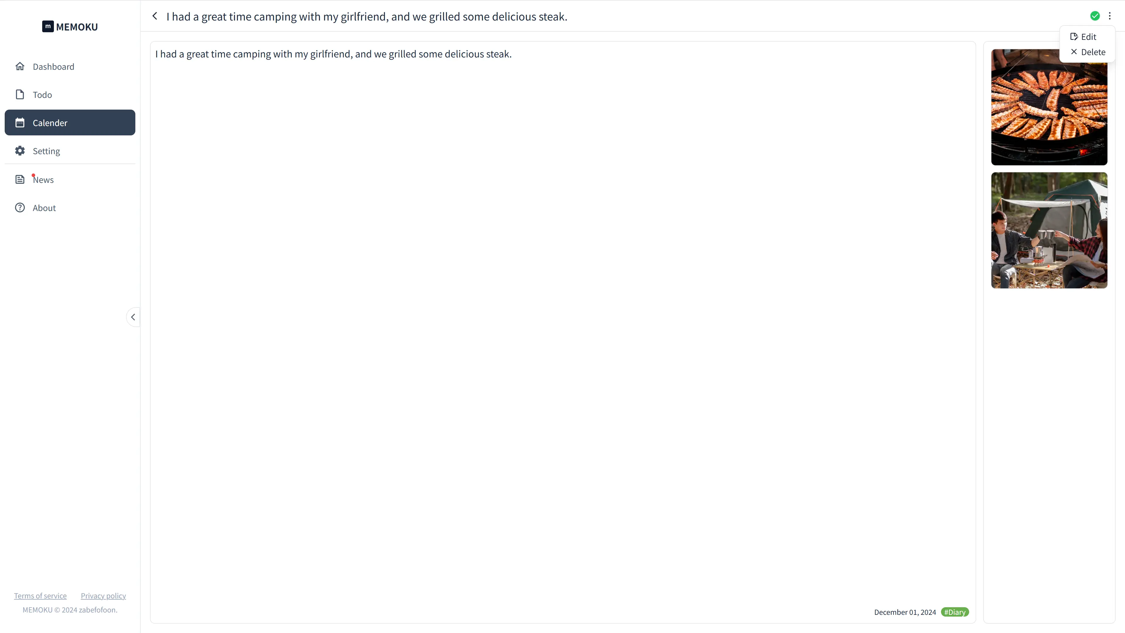 MEMOKU, <br />Simple Task Management