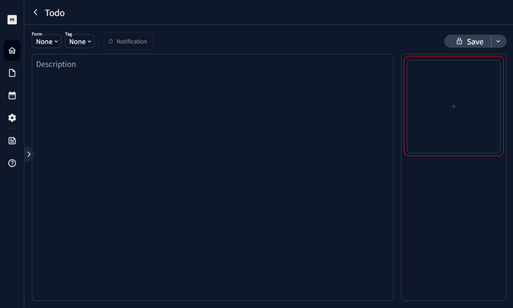 1. Add an image when creating a task.