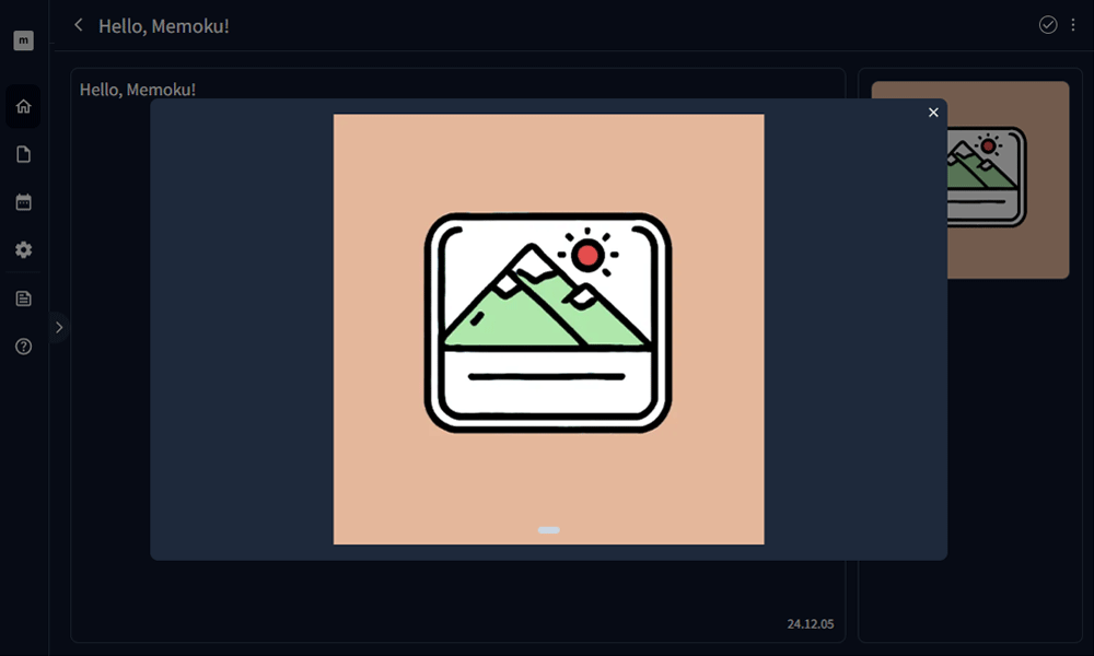 3. Click on a thumbnail to view it in a slideshow.