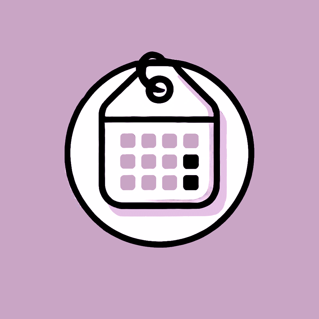 Easily manage your schedule with tags and a calendar